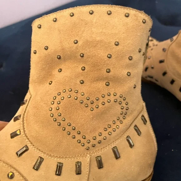 TWIN-SET SIMONA BARBIERI Western Studded Booties - Picture 4 of 13